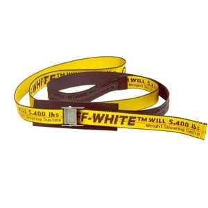 Off white mini industrial belt .